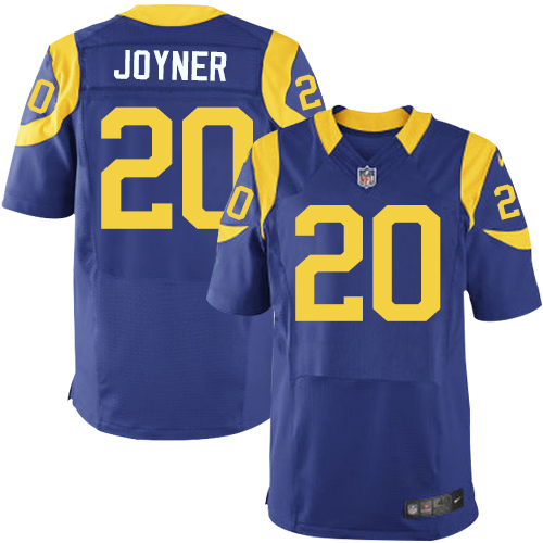 Men's Elite Lamarcus Joyner Nike Jersey Royal Blue Alternate - #20 NFL Los Angeles Rams